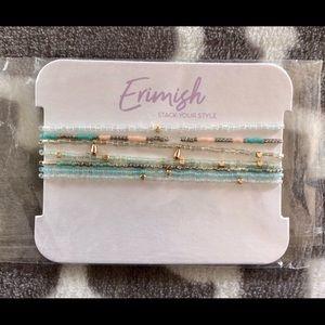 NWT Erimish Lot of Beaded Stack Bracelets